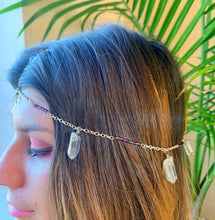 Load image into Gallery viewer, Aura Angel - Quartz &amp; Opalite Head Chain
