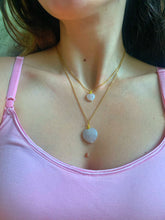 Load image into Gallery viewer, Double Cupid Rose Quartz Necklace
