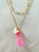 Load image into Gallery viewer, Butterfly Love Quartz Layered Necklace
