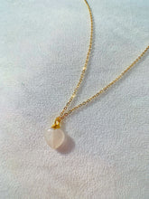 Load image into Gallery viewer, Baby Cupid Rose Quartz Necklace
